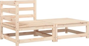 vidaXL Ogrodowa sofa narożna z poduszkami i podnóżkiem 4