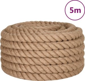 vidaXL Sznur jutowy, 5 m długości, 36 mm grubości 2