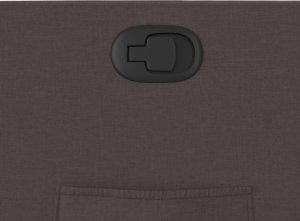 vidaXL Fotel rozkładany, ciemnobrązowy, obity tkaniną 8