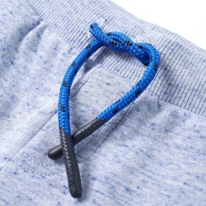 vidaXL Szorty dziecięce ze sznurkiem, niebieski melanż, 128 4