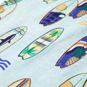 vidaXL Dziecięca koszulka bez rękawów, jasnoniebieski melanż, 116 7