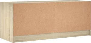 vidaXL Szafka TV ze szklanymi drzwiami, dąb sonoma, 102x37x42 cm 8