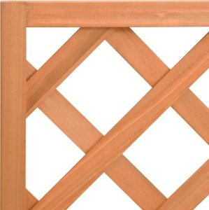 vidaXL Donica z trejażem, brązowa, lite drewno jodłowe 7