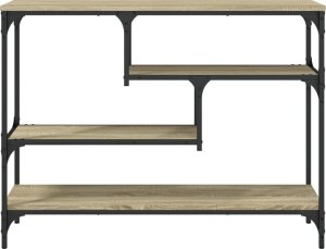 vidaXL Stolik konsolowy, dąb sonoma, 100x30x75 cm 5