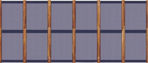 vidaXL Parawan 6-panelowy, ciemnoniebieski, 420x180 cm 4