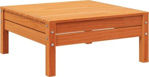 vidaXL Sofa ogrodowa z podnóżkiem, 3-os., woskowy brąz, lita sosna 9