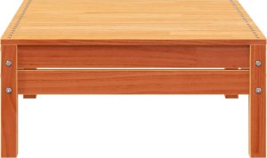 vidaXL Sofa ogrodowa z podnóżkiem, 3-os., woskowy brąz, lita sosna 10