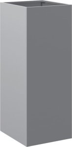 vidaXL Donica srebrna 32x29x75 cm galwanizowana stal 2