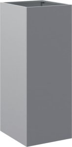 vidaXL Donica srebrna 32x29x75 cm galwanizowana stal 6