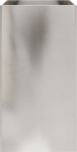 vidaXL Donica, srebrna, 42x38x75 cm, stal nierdzewna 5