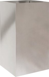 vidaXL Donica, srebrna, 42x38x75 cm, stal nierdzewna 6