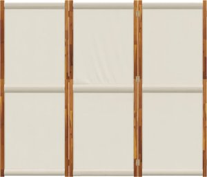 vidaXL Parawan 3-panelowy jasnoszary  210x180 cm 4