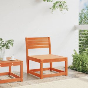 vidaXL Sofa ogrodowa, woskowy brąz, lite drewno sosnowe 3