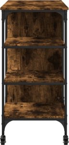 vidaXL Wózek kuchenny, przydymiony dąb, 100x45x89,5 cm 8