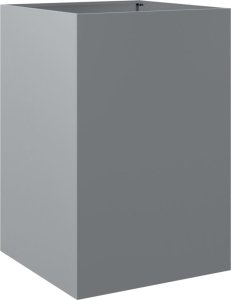 vidaXL Donica srebrna 52x48x75 cm galwanizowana stal 2