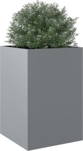 vidaXL Donica srebrna 52x48x75 cm galwanizowana stal 4