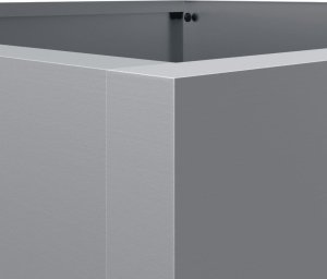 vidaXL Donica srebrna 52x48x75 cm galwanizowana stal 8