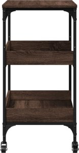 vidaXL Wózek kuchenny, brązowy dąb, 60x41x80,5 cm 8