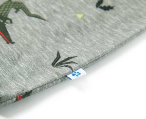 vidaXL Koszulka dziecięca z krótkimi rękawami, jasny melanż khaki, 140 4