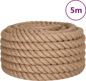 vidaXL Sznur jutowy, 5 m długości, 40 mm grubości 2