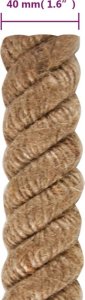 vidaXL Sznur jutowy, 5 m długości, 40 mm grubości 6