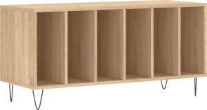 vidaXL Szafka na płyty, dąb sonoma, 100x38x48 cm 2