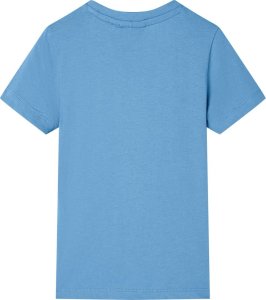 vidaXL Koszulka dziecięca, kolor średni niebieski, 140 2