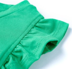 vidaXL Koszulka dziecięca, zielona, 116 5