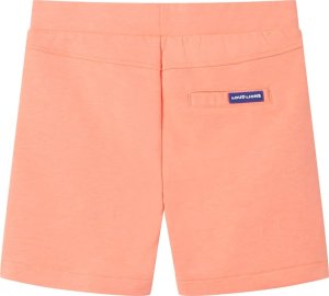 vidaXL Szorty dziecięce ze sznurkiem ściągającym, neonowy pomarańcz, 128 2