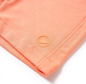 vidaXL Szorty dziecięce ze sznurkiem ściągającym, neonowy pomarańcz, 128 5