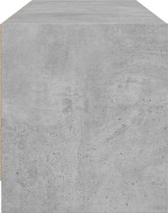 vidaXL Szafka TV ze szklanymi drzwiami, szarość betonu, 102x37x42 cm 7