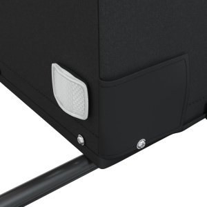 vidaXL Przyczepka rowerowa, czarno-szara, 45 kg, żelazo 10