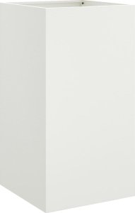 vidaXL Donica, biała, 42x38x75 cm, stal walcowana na zimno 2