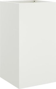 vidaXL Donica, biała, 42x38x75 cm, stal walcowana na zimno 6