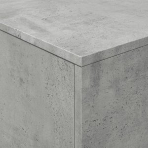 vidaXL Stolik kawowy z oświetleniem LED, szarość betonu, 90x50x40 cm 10