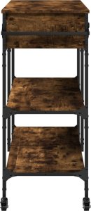 vidaXL Wózek kuchenny, przydymiony dąb, 105x42x95 cm 9