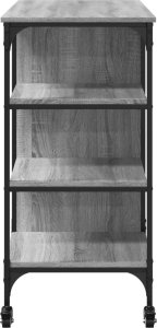 vidaXL Wózek kuchenny, szary dąb sonoma, 100x45x89,5 cm 8