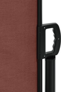 vidaXL Zwijana markiza boczna, brązowa, 100x500 cm 8