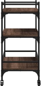 vidaXL Wózek kuchenny, brązowy dąb, 65x40x86,5 cm 8