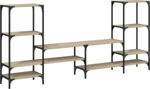 vidaXL Szafka pod TV, dąb sonoma, 206,5x28,5x95 cm 2