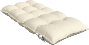 vidaXL Poduszki na krzesła z niskim oparciem, 6 szt., kremowe 6