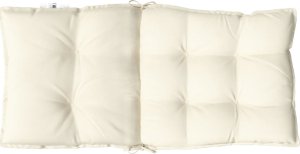 vidaXL Poduszki na krzesła z niskim oparciem, 6 szt., kremowe 7