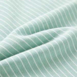 vidaXL Koszulka dziecięca w paski, jasna mięta, 116 7