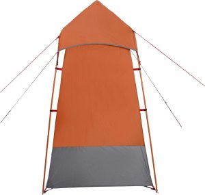 vidaXL Namiot prysznicowo-sanitarny, pomarańczowy, wodoszczelny 6