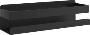 Koszyk prysznicowy vidaXL Półka prysznicowa, czarny mat, 23x6,5x6 cm, stal nierdzewna 304 2