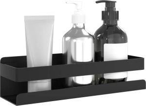 Koszyk prysznicowy vidaXL Półka prysznicowa, czarny mat, 23x6,5x6 cm, stal nierdzewna 304 3