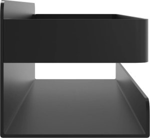 Koszyk prysznicowy vidaXL Półka prysznicowa, czarny mat, 23x6,5x6 cm, stal nierdzewna 304 5