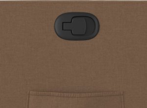 vidaXL Fotel rozkładany, brązowy, obity tkaniną 8