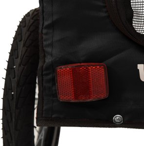 vidaXL Przyczepka rowerowa dla zwierząt, tkanina Oxford i żelazo 11