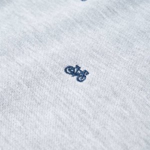 vidaXL Koszulka dziecięca polo,szary melanż, 92 5